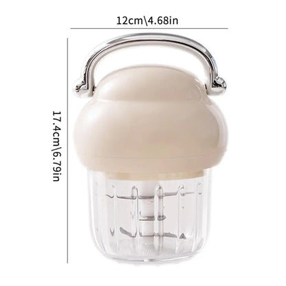 Aesthetic Retro Cordless Mini Food Chopper & Garlic Crusher